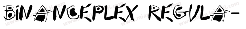 BinancePlex Regula字体转换